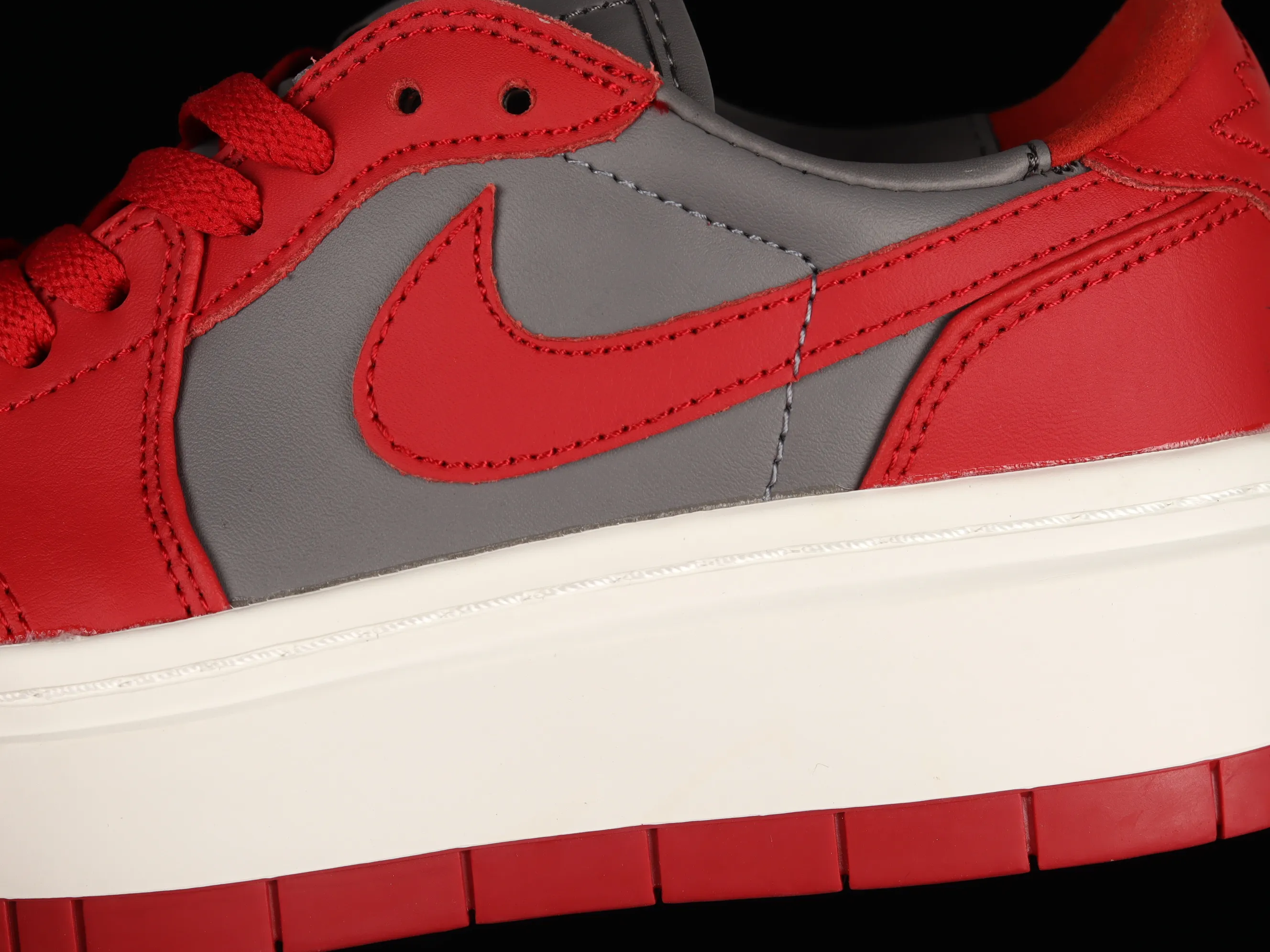 All categories Air Jordan Jordan series basketball shoes Air Jordan 1 Low Air Jordan 1 Elevate Low SE "Wolf Grey" Little AJ thick-soled retro basketball shoes DH7004-006